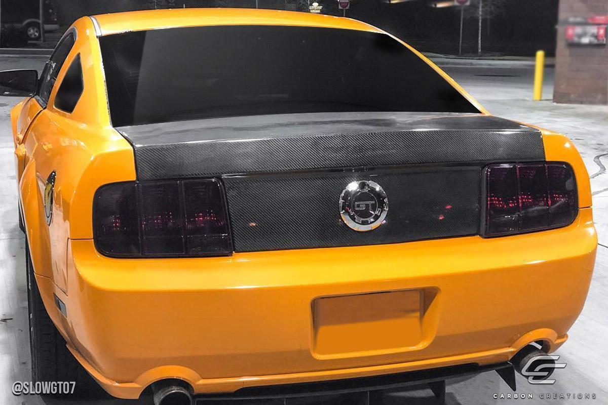 2005-2009 Ford Mustang Carbon Creations OEM Look Carbon Fiber Trunk