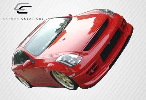 Universal Carbon Creations Middle Splitter Front Lip Under Spoiler Air Dam - 1 Piece
