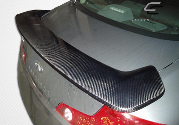 2003-2007 Infiniti G Coupe Carbon Creations OEM Look Carbon Fiber Rear Wing