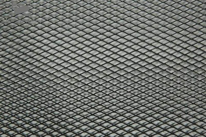 Diamond Cut Mesh Grille (silver) - 2 Piece
