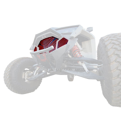 3 Piece Laser Cut Steel Grille RZR PRO R & Turbo R