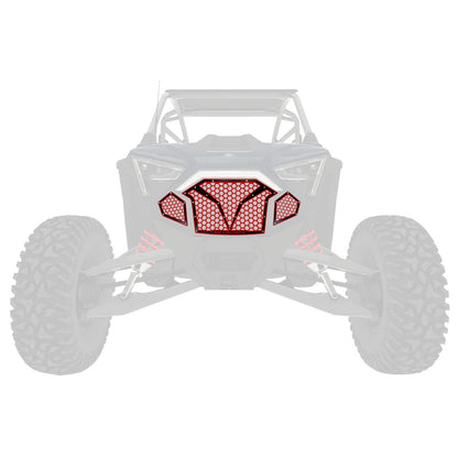 3 Piece Laser Cut Steel Grille RZR PRO R & Turbo R