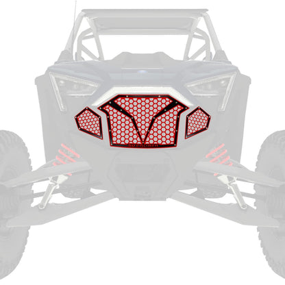3 Piece Laser Cut Steel Grille RZR PRO R & Turbo R