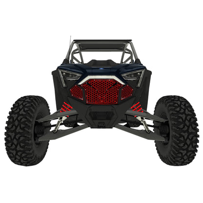 3 Piece Laser Cut Steel Grille RZR PRO R & Turbo R