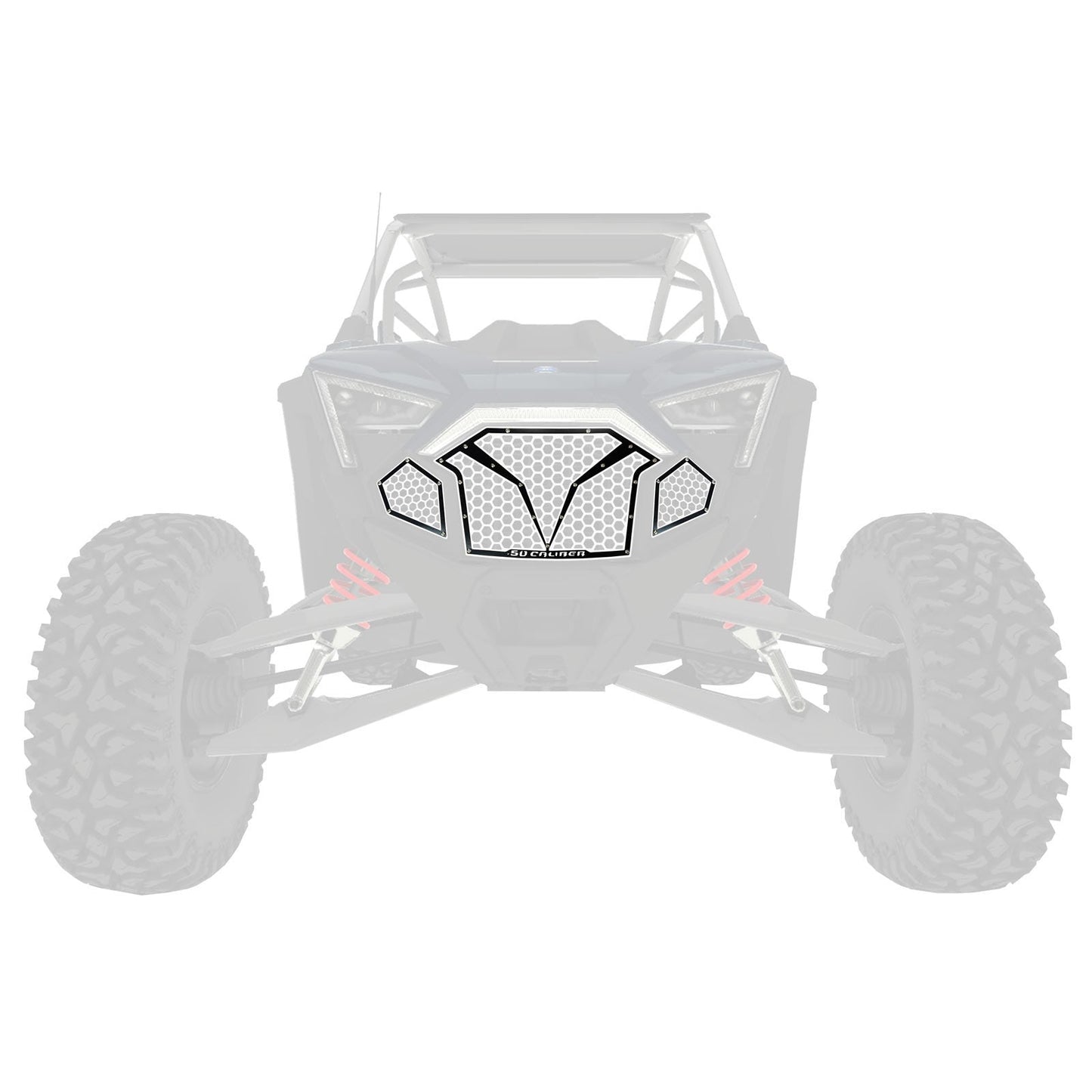 3 Piece Laser Cut Steel Grille RZR PRO R & Turbo R