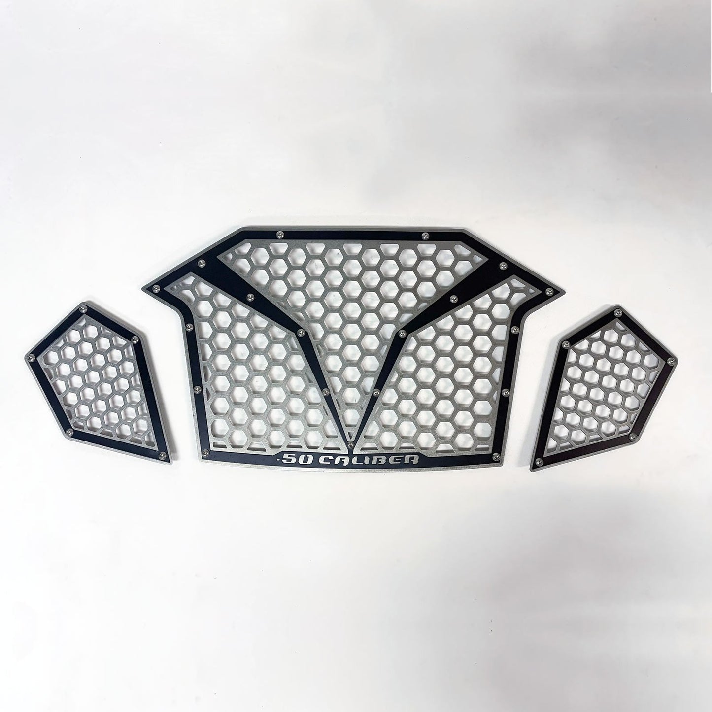 3 Piece Laser Cut Steel Grille RZR PRO R & Turbo R