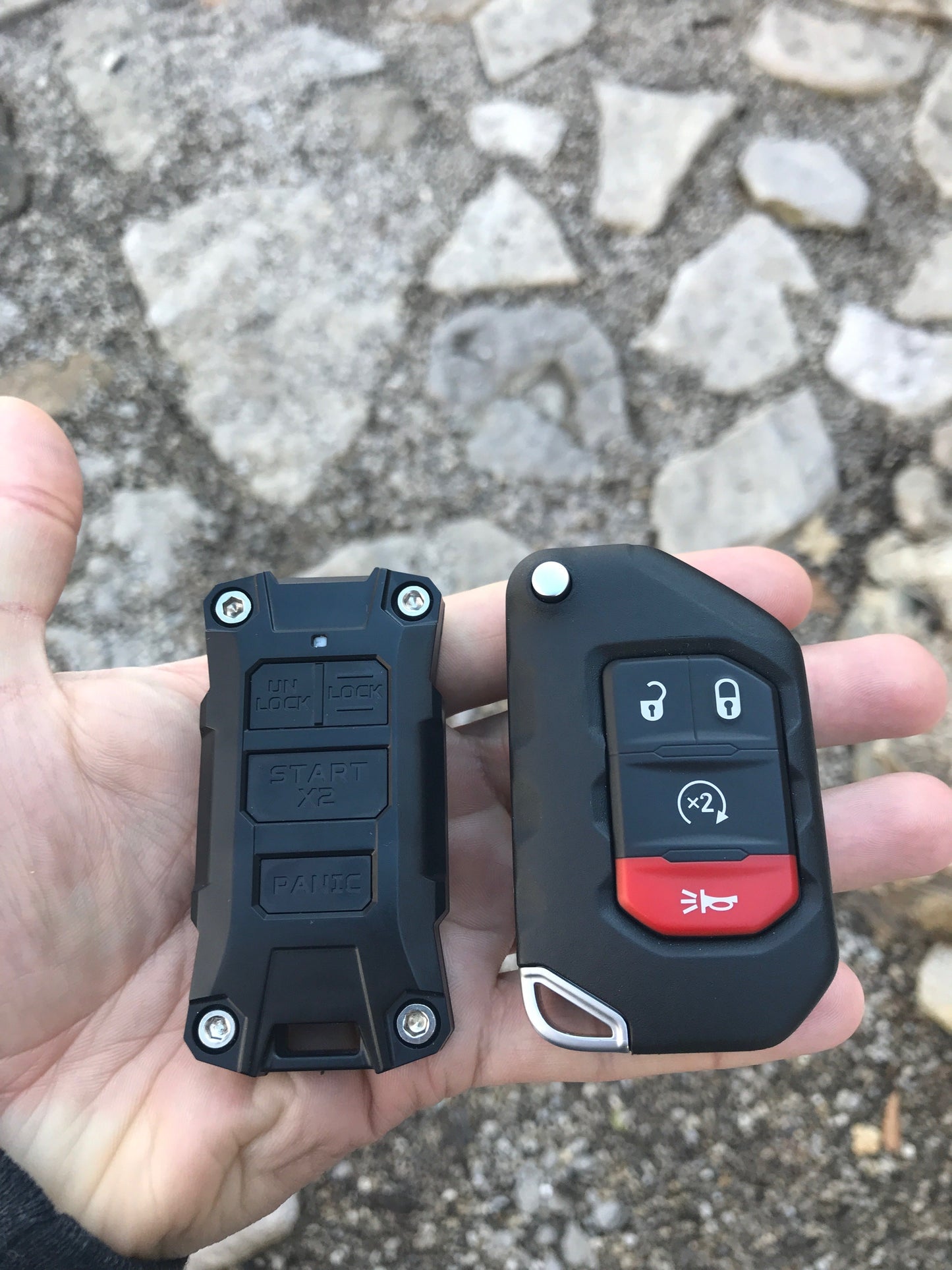Injection Fob IF013 (Wrangler JL / Gladiator JT) - BLUE
