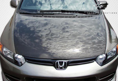 2006-2011 Honda Civic Carbon Creations OEM Look Carbon Fiber Hood