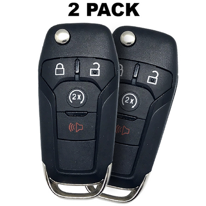 Ford F-Series 2015-2020 Flip Key 4 Buttons N5F-A08TDA (2 Pack)
