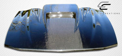 2005-2009 Ford Mustang Carbon Creations Spyder 3 Carbon Fiber Hood