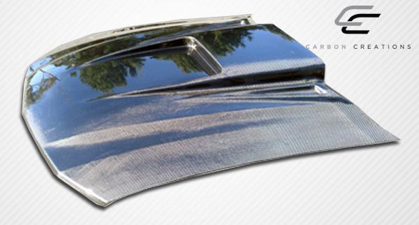 2005-2009 Ford Mustang Carbon Creations Spyder 3 Carbon Fiber Hood