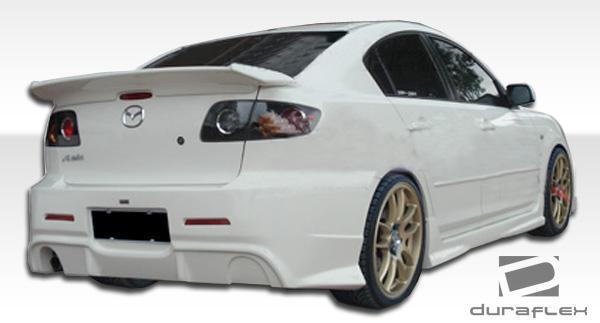 2004-2009 Mazda 3 Duraflex I-Spec Side Skirts