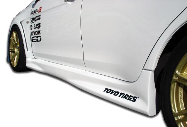2008-2015 Mitsubishi Evolution Duraflex GT Concept Side Skirts