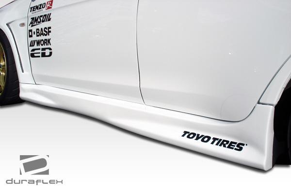 2008-2015 Mitsubishi Evolution Duraflex GT Concept Side Skirts
