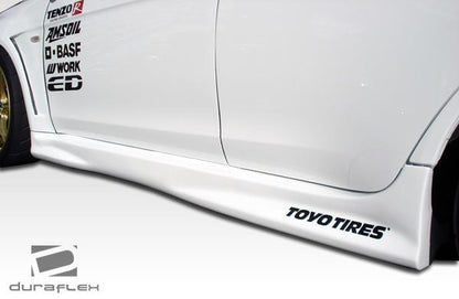 2008-2015 Mitsubishi Evolution Duraflex GT Concept Side Skirts
