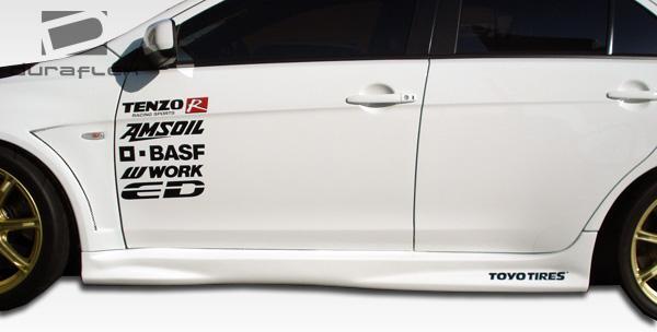 2008-2015 Mitsubishi Evolution Duraflex GT Concept Side Skirts