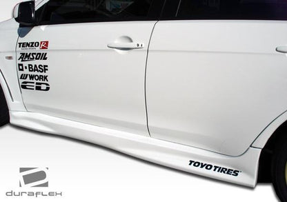 2008-2015 Mitsubishi Evolution Duraflex GT Concept Side Skirts