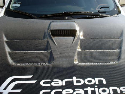 2008-2017 Mitsubishi Evolution Carbon Creations GT Concept Carbon Fiber Hood