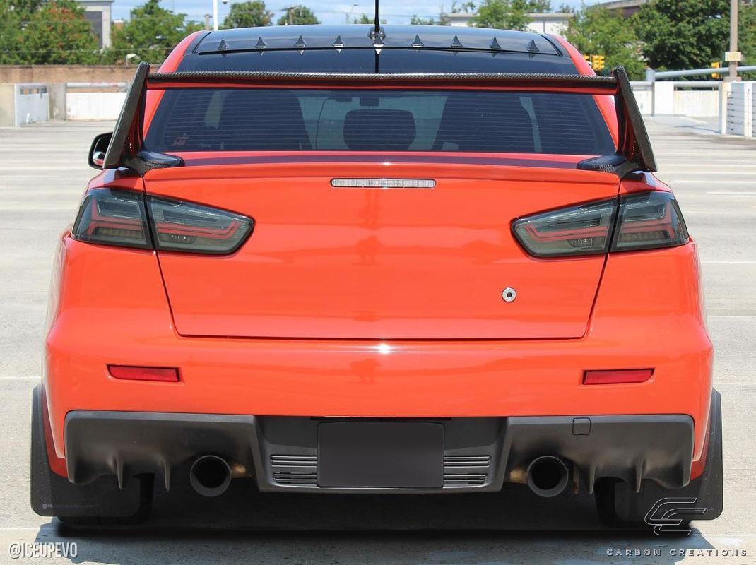 2008-2017 Mitsubishi Evolution Carbon Creations GT Concept Carbon Fiber Rear Wing