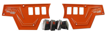 XP1000 6 Switch Dash Panel Orange