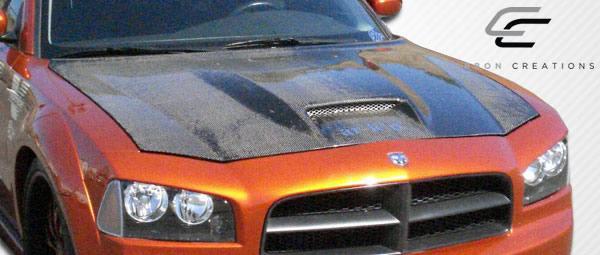 2006-2010 Dodge Charger Carbon Creations SRT Look Carbon Fiber Hood