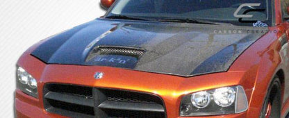 2006-2010 Dodge Charger Carbon Creations SRT Look Carbon Fiber Hood