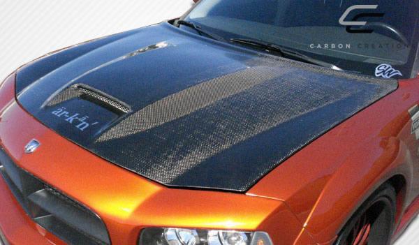 2006-2010 Dodge Charger Carbon Creations SRT Look Carbon Fiber Hood