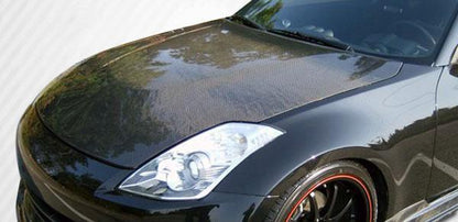 2007-2008 Nissan 350Z Carbon Creations OEM Look Carbon Fiber Hood