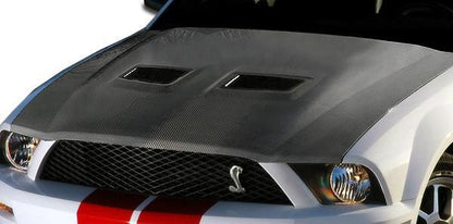 2005-2009 Ford Mustang Carbon Creations OEM Look Carbon Fiber Hood