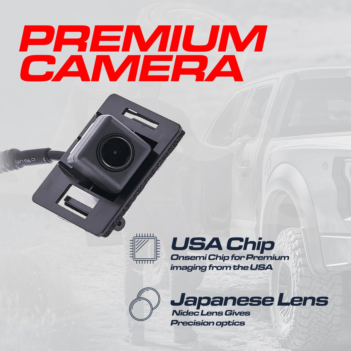 Chevrolet Malibu, Malibu Hybrid (2016-2024) w/o HD RearVision OEM Replacement Backup Camera OE Part OE Part # 23334180