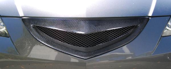 2004-2009 Mazda 3 Carbon Creations Open Mouth Carbon Fiber Grille