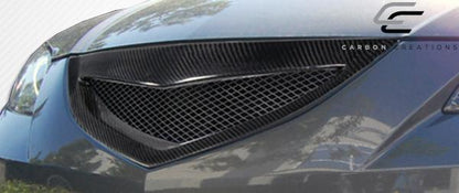 2004-2009 Mazda 3 Carbon Creations Open Mouth Carbon Fiber Grille