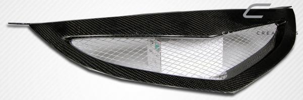 2004-2009 Mazda 3 Carbon Creations Open Mouth Carbon Fiber Grille