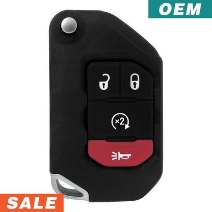 Jeep Gladiator / Wrangler 2018-2025 OEM 4 Button Proximity Flip Key OHT1130261