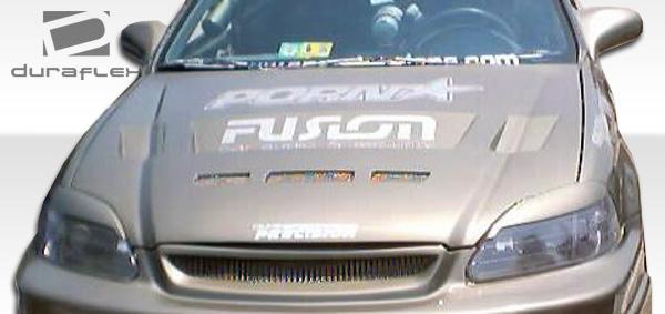 1999-2000 Honda Civic Duraflex Predator Hood