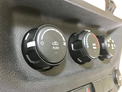 Climate Knobs (2011-2018 Wrangler JK) - ORANGE