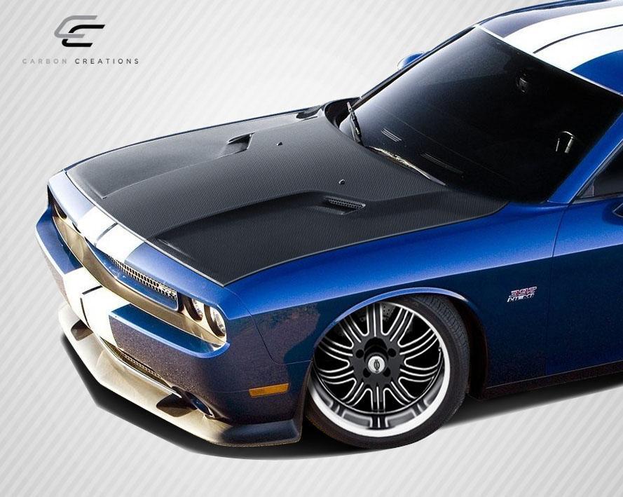 2008-2023 Dodge Challenger Carbon Creations SRT Look Carbon Fiber Hood