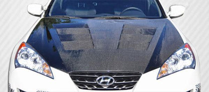 2010-2012 Hyundai Genesis Carbon Creations Circuit Carbon Fiber Hood