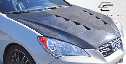 2010-2012 Hyundai Genesis Carbon Creations Circuit Carbon Fiber Hood