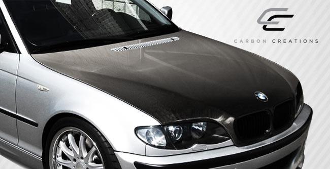 2002-2005 BMW 3 Series Carbon Creations OEM Look Carbon Fiber Hood
