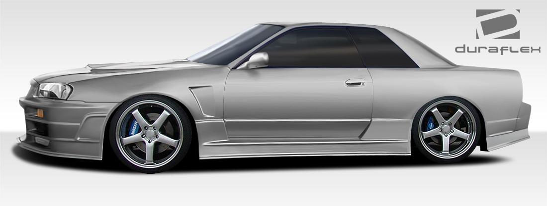 1989-1994 Nissan Skyline Duraflex R324 Conversion Side Skirts