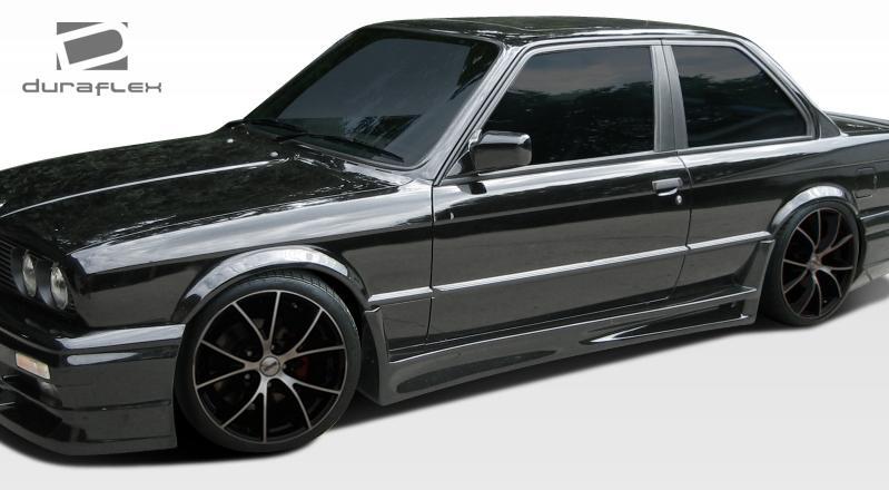 1984-1991 BMW 3 Series Duraflex GT-S Side Skirts