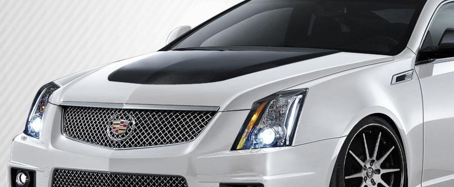 2009-2014 Cadillac CTS-V Carbon Creations OEM Look Carbon Fiber Hood