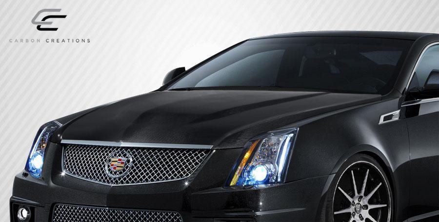 2009-2014 Cadillac CTS-V Carbon Creations OEM Look Carbon Fiber Hood