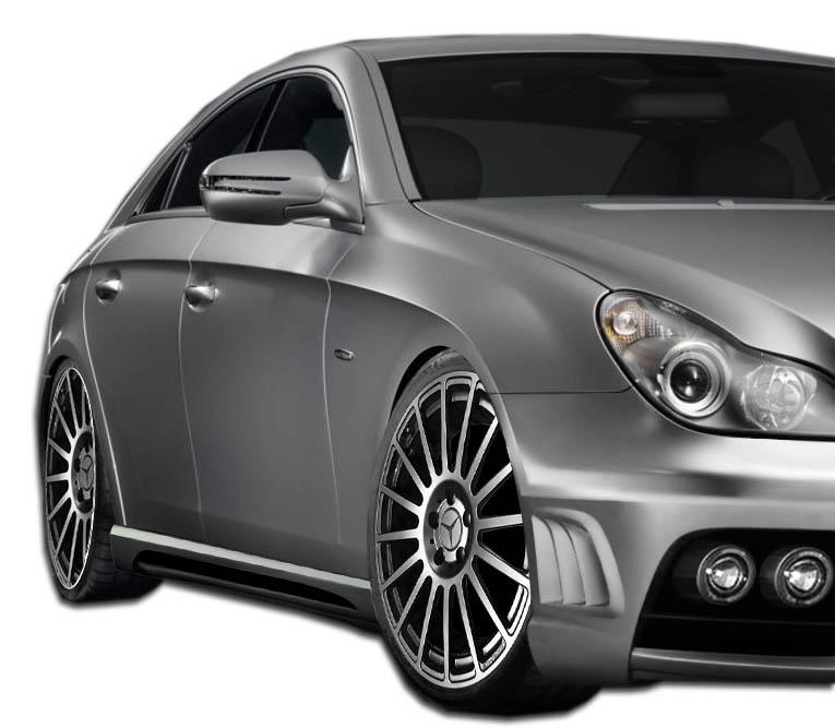 2006-2011 Mercedes CLS Duraflex W-1 Side Skirts