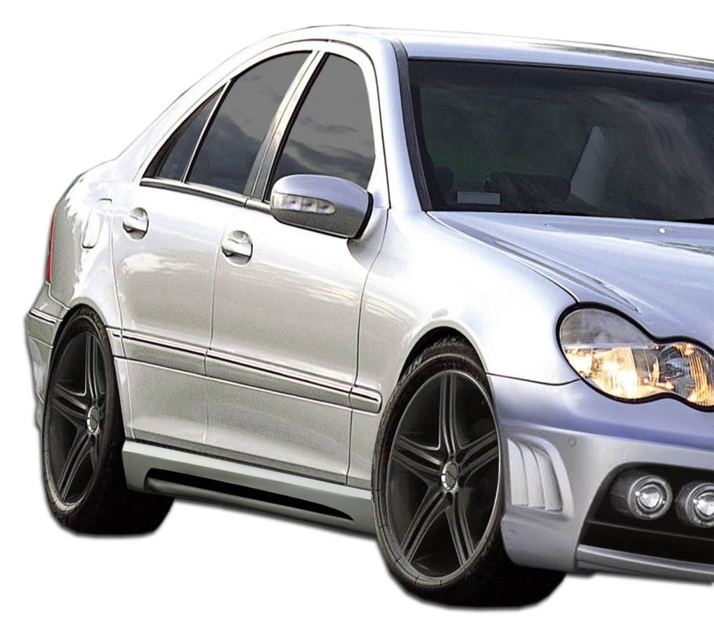2001-2007 Mercedes C Class Duraflex W-1 Side Skirts