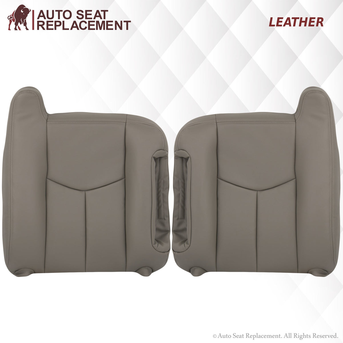 2003-2007 Chevy Tahoe/Suburban Seat Cover in Light Gray: Choose From Variations