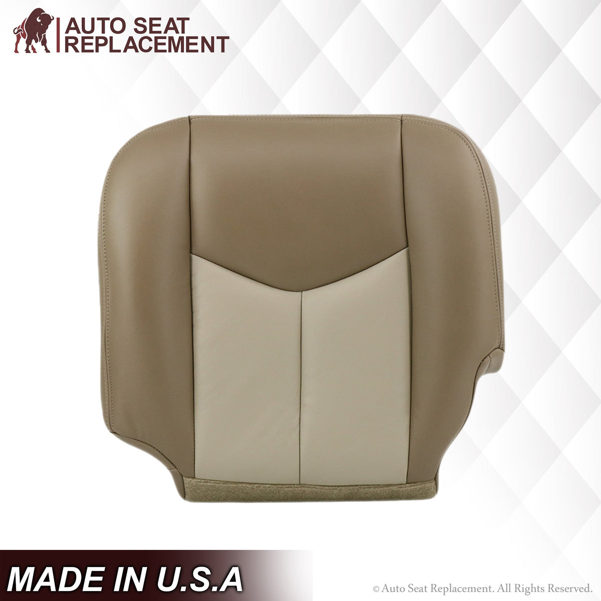 2003-2006 GMC Yukon Denali Seat Cover in 2 Tone Tan: Choose From Variants