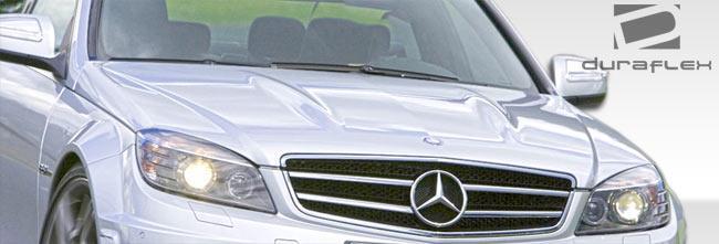 2008-2011 Mercedes C Class Duraflex C63 Look Hood