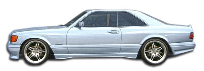 1981-1991 Mercedes S Class Duraflex AMG Look Side Skirts